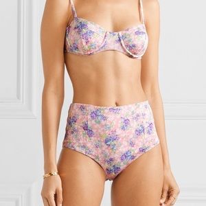 LoveShackFancy Floral Bikini Set